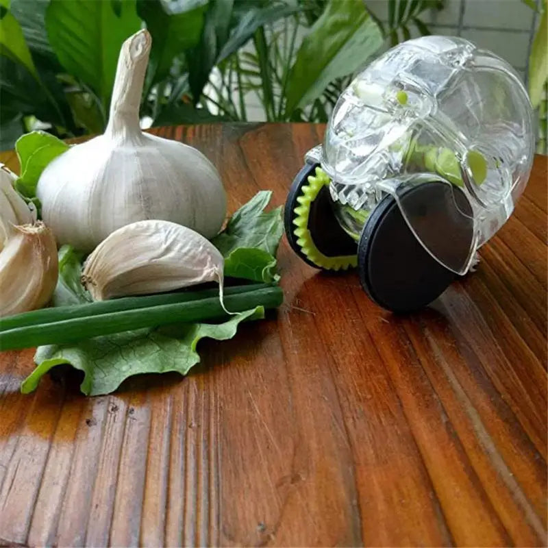 Quick Garlic Grinder Mini Garlic Garlic Cart Kitchen Gadgets and Accessories Kitchen Gadgets Roller Garlic Chopper Manual