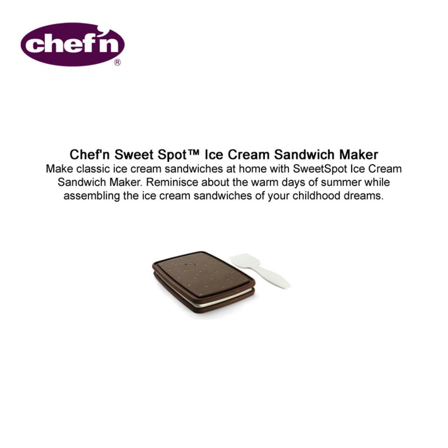 Sweet Spot Ice Cream Sandwich Maker in Black